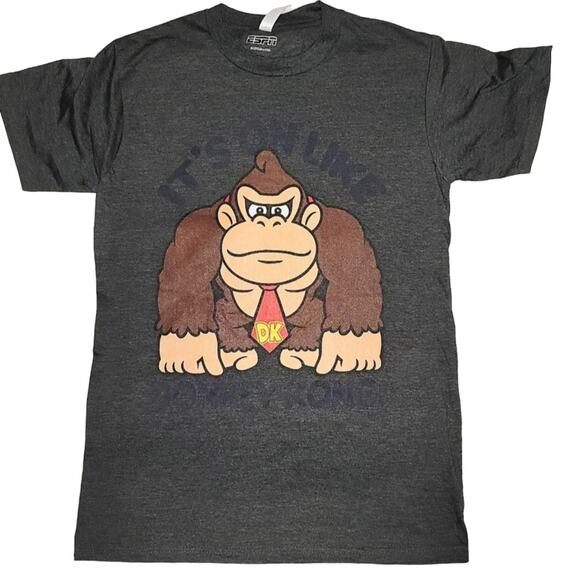 ESPN & Zuni Sportswear New Unisex Donkey Kong licensed graphic tee size S - Picture 1 of 9